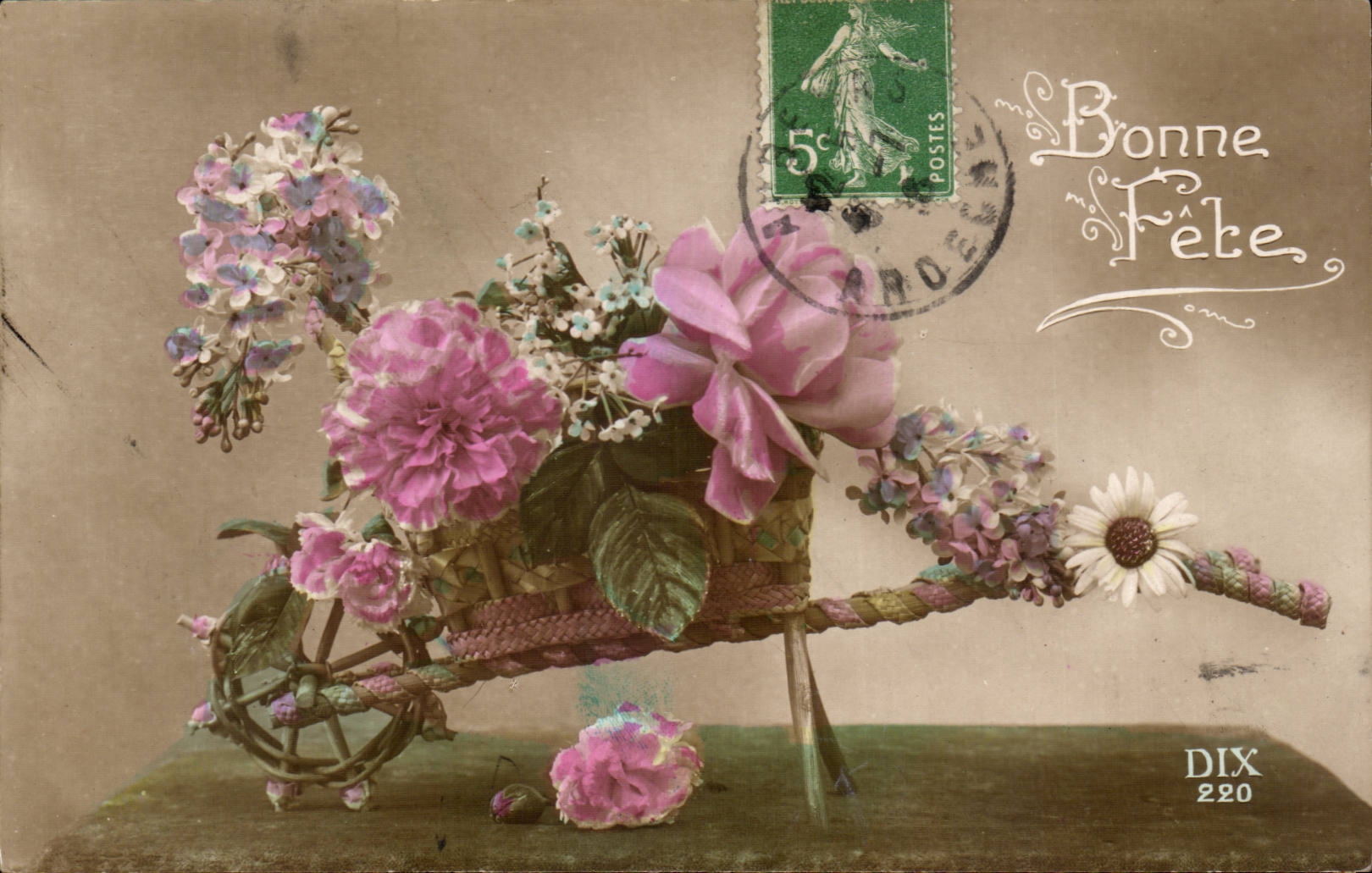 CPA Fantasy Flowers Good festival