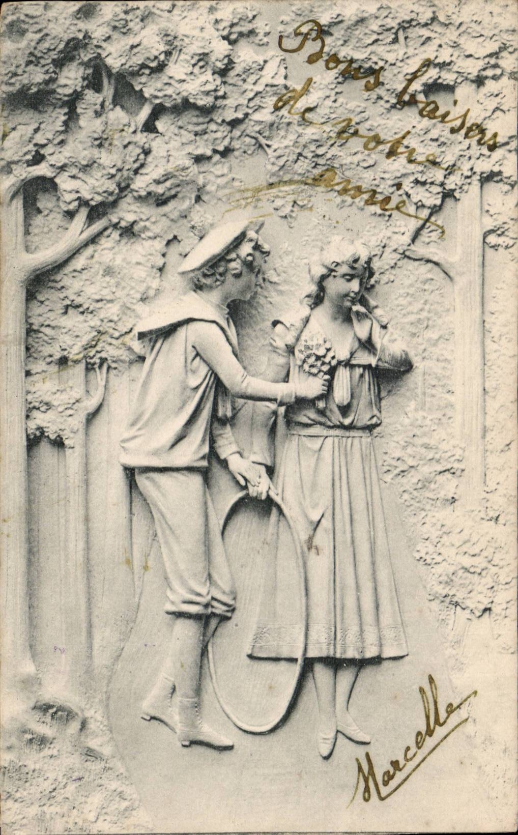 CPA Fantasy Children Couples Hoop