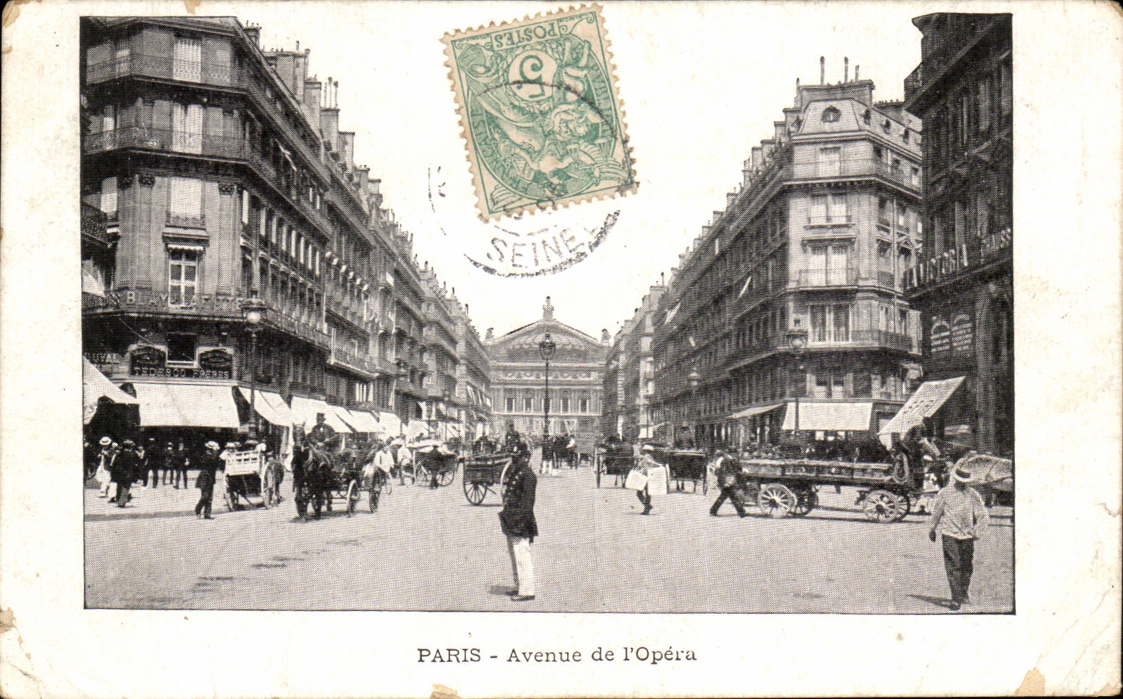 Paris CPA Which occurred of the opera