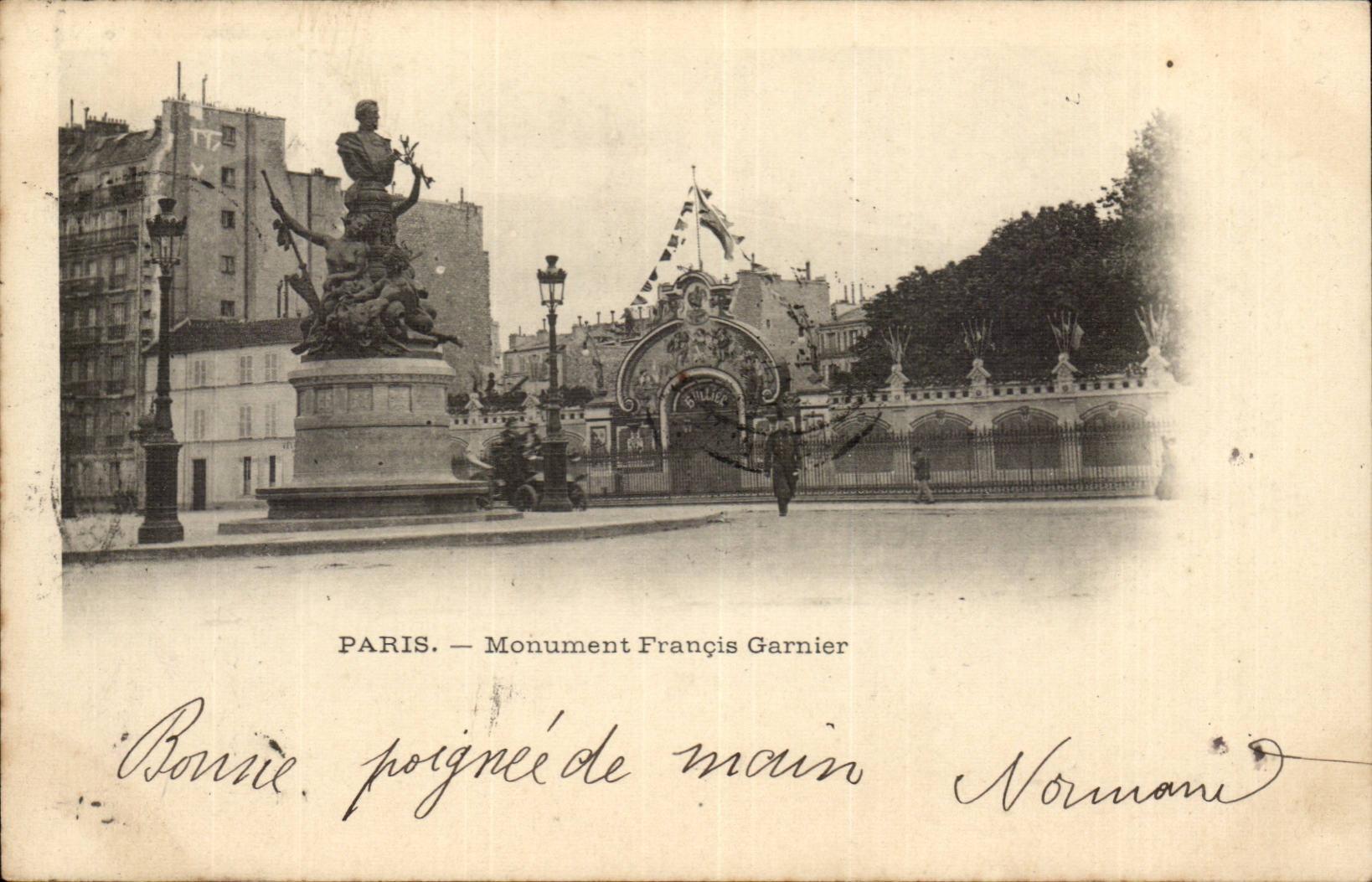 Paris CPA Monument Francois Garnier