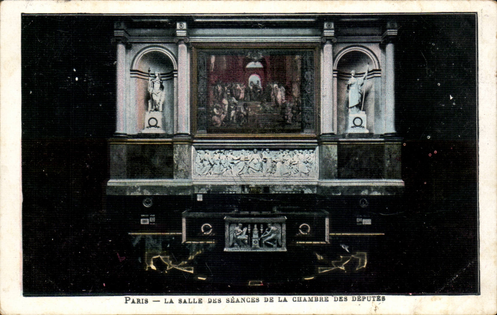 Paris CPA the room of the meetings of the House of Commons