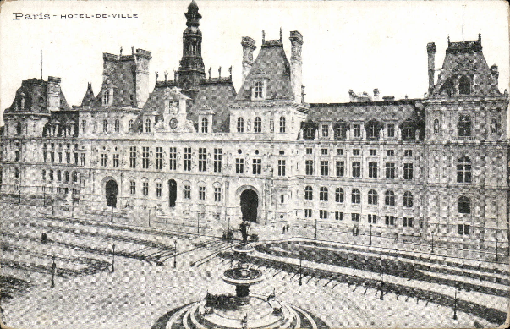 Paris CPA Hotel de ville 