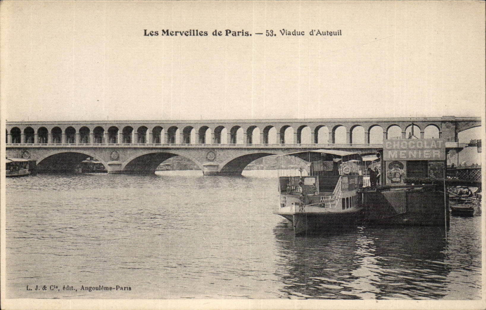 Paris CPA Le viaduc d'Auteuil