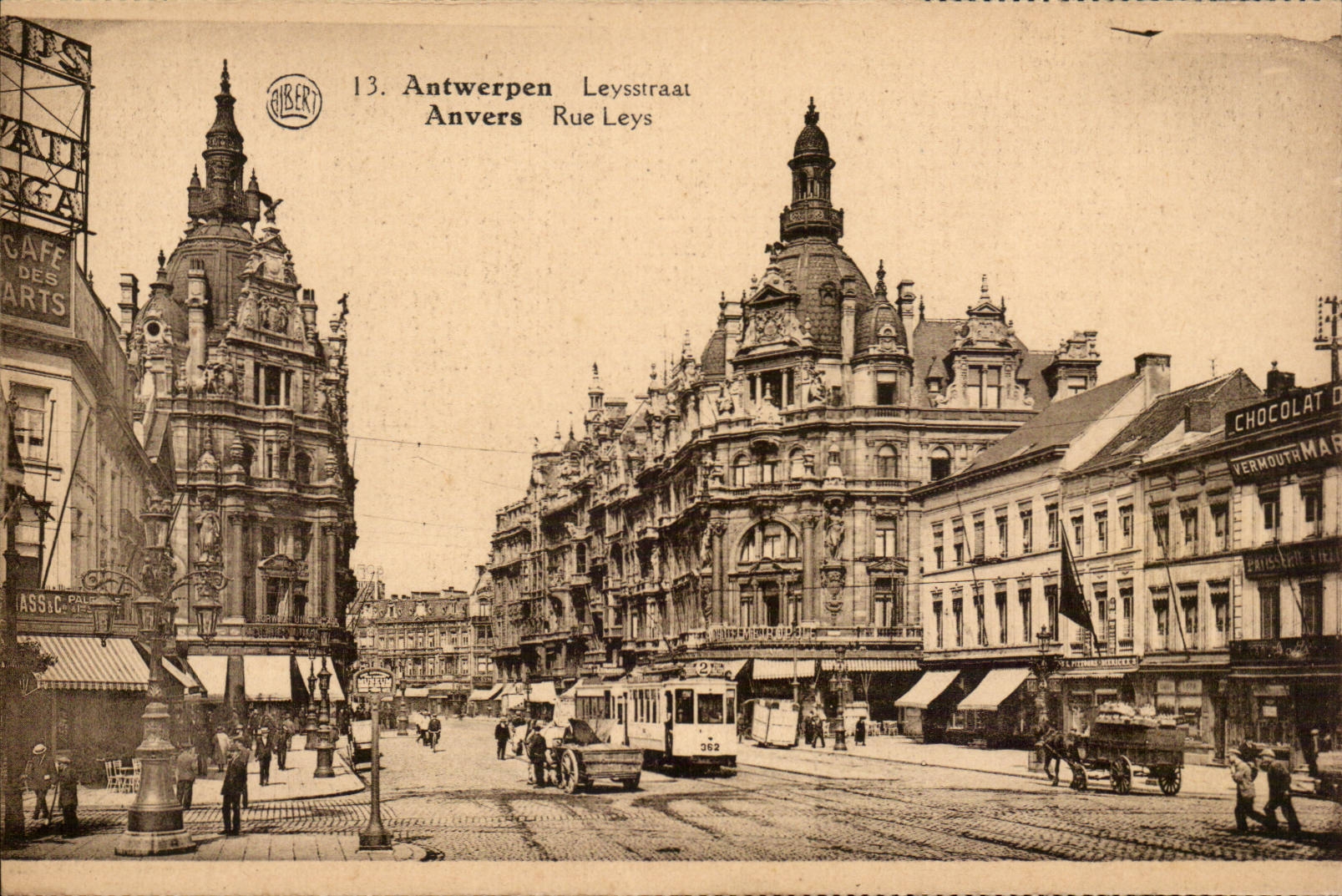 Strasse Leys Belgien-Belgie Antwerpen CPA