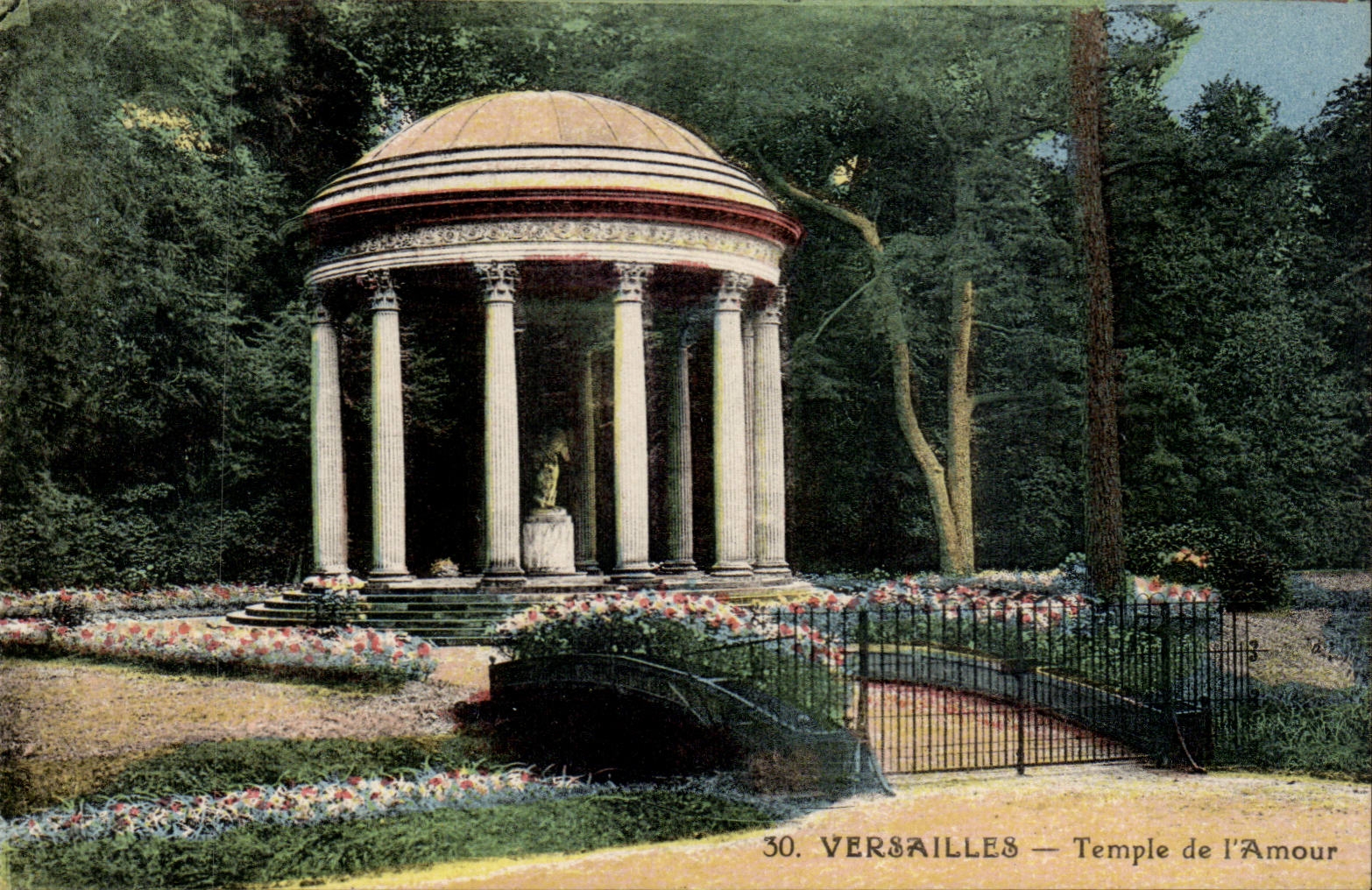 Versailles CPA the castle Temple of the love