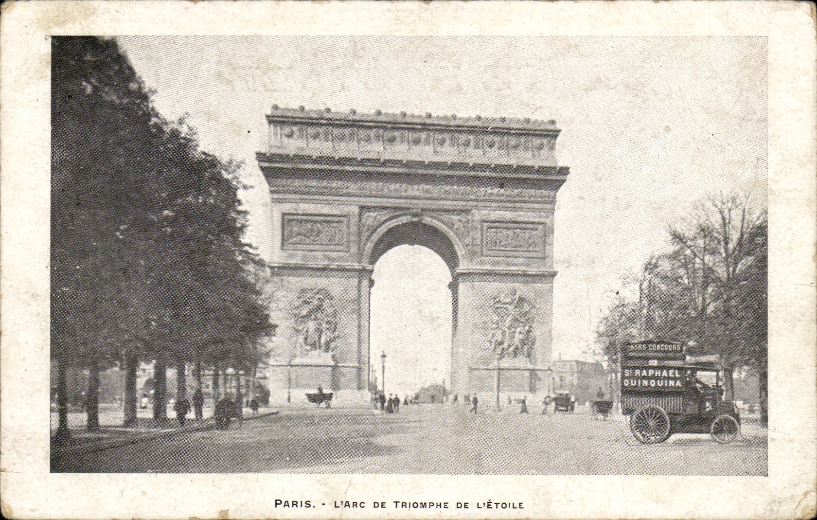 Paris CPA Arc de Triomphe of Etoile