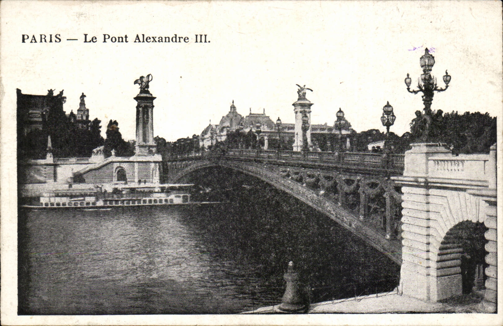Paris CPA the bridge Alexandre III