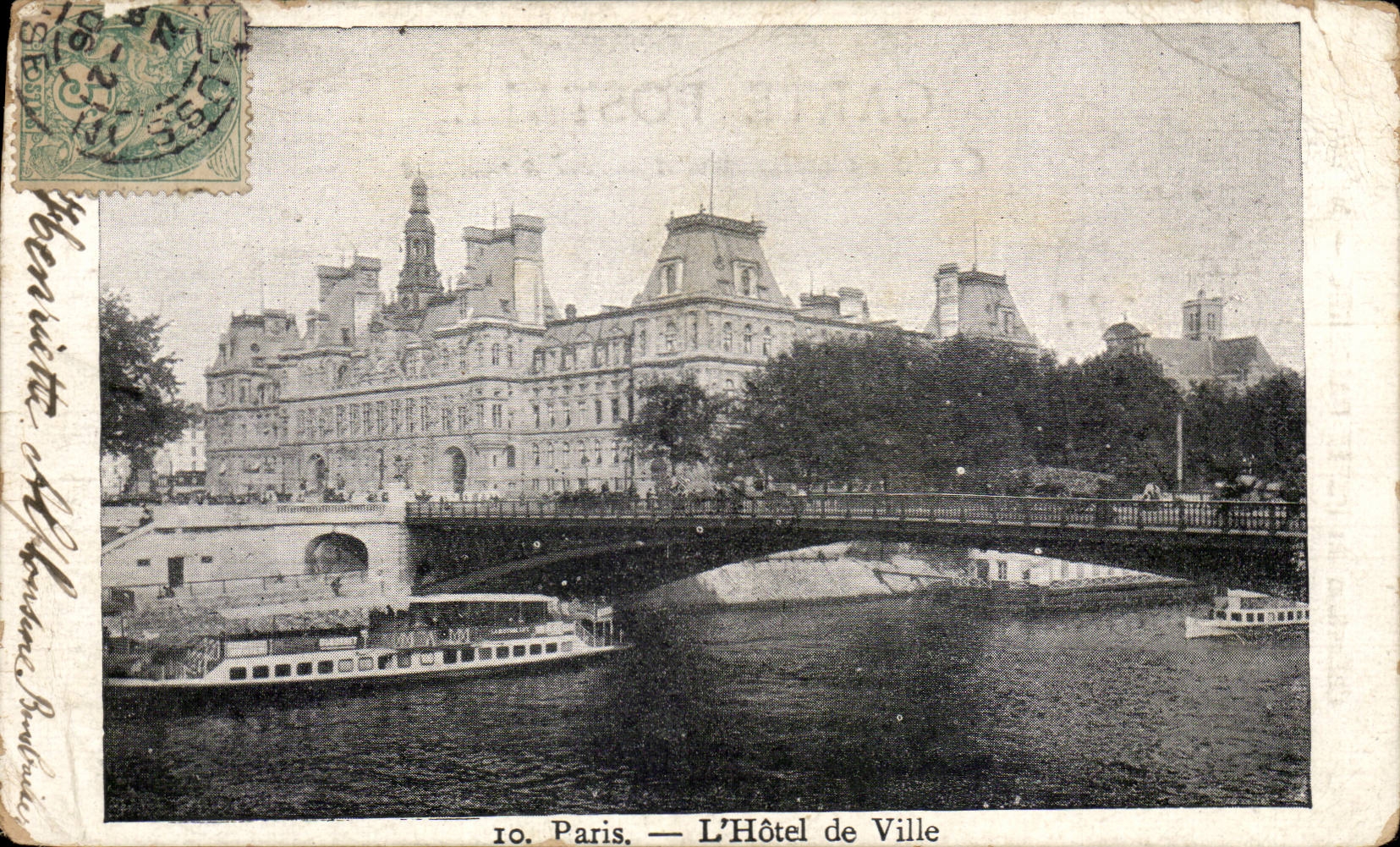 Paris CPA L'hotel de ville