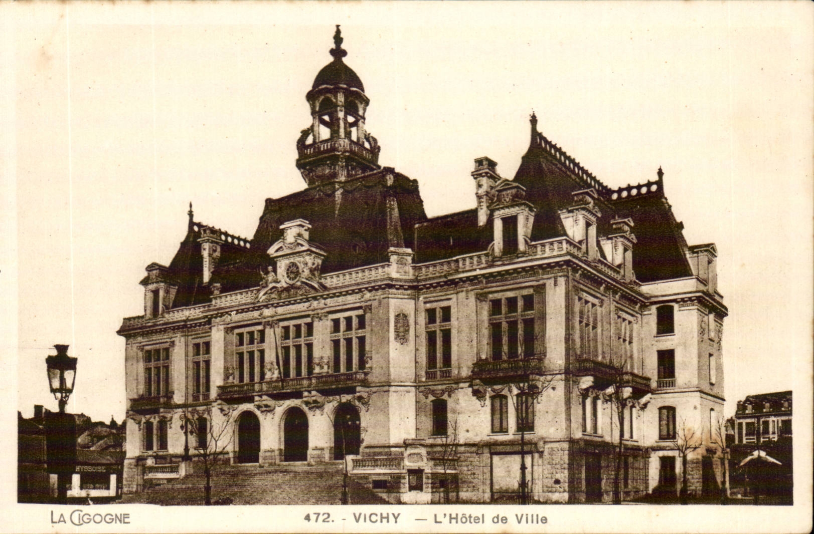 Vichy CPA Hotel de ville