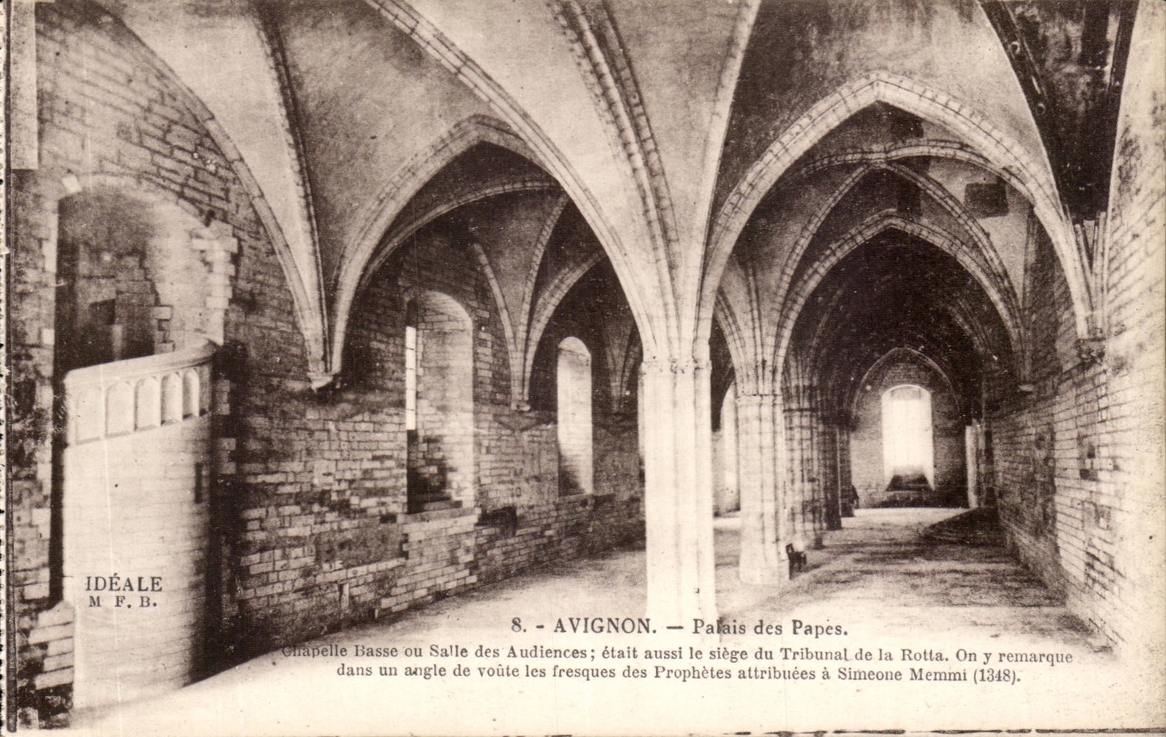 Gaumen Avignon-CPA der Papste