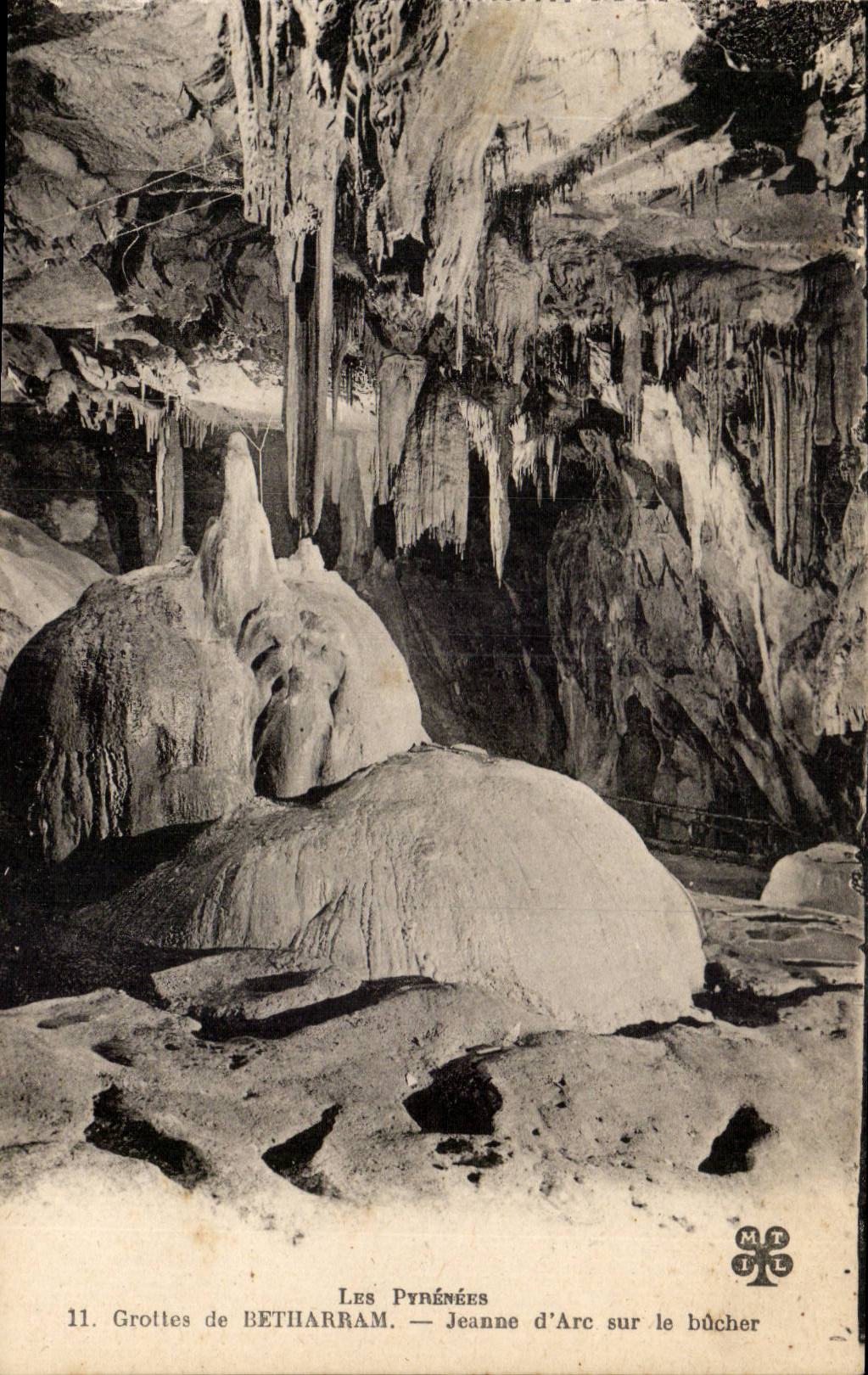 Hohlen von Betharram CPA Jeanne des Bogens Rohbearbeitung-hauen sie an