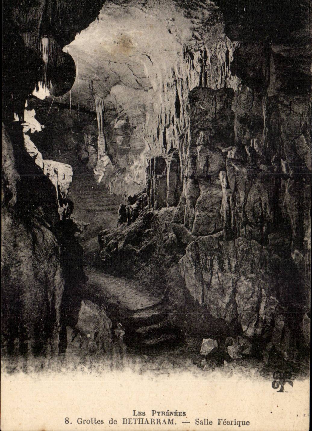 Hohlen des marchenhaften Betharram CPA Raumes