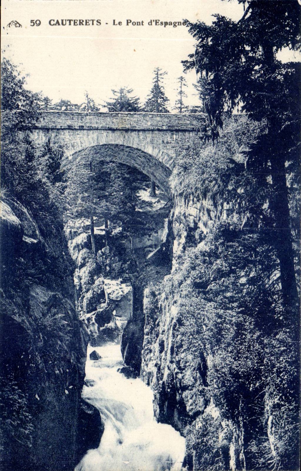 Cauterets CPA die Brucke von Spanien