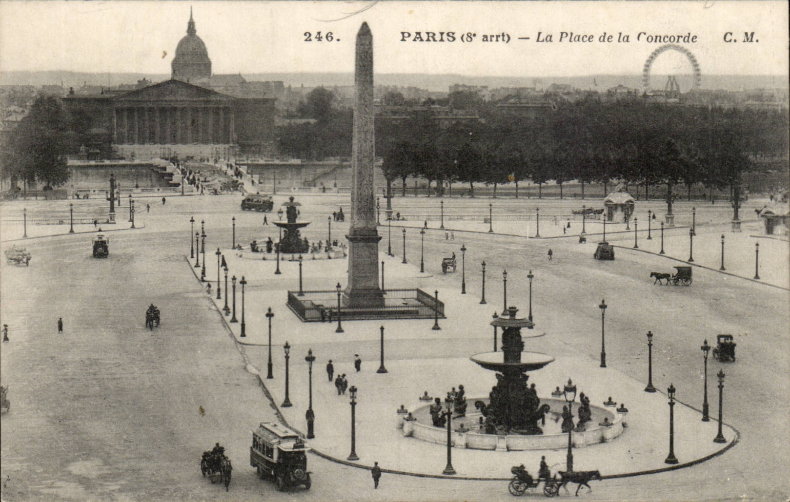 Paris CPA Place de la Concorde