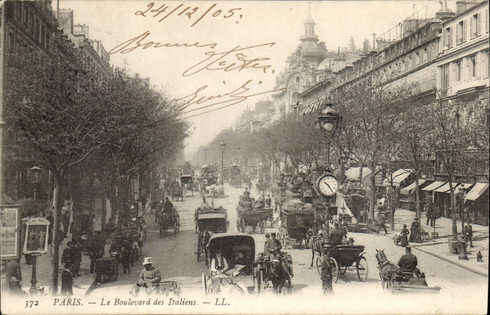 Paris CPA Le boulevard des italiens