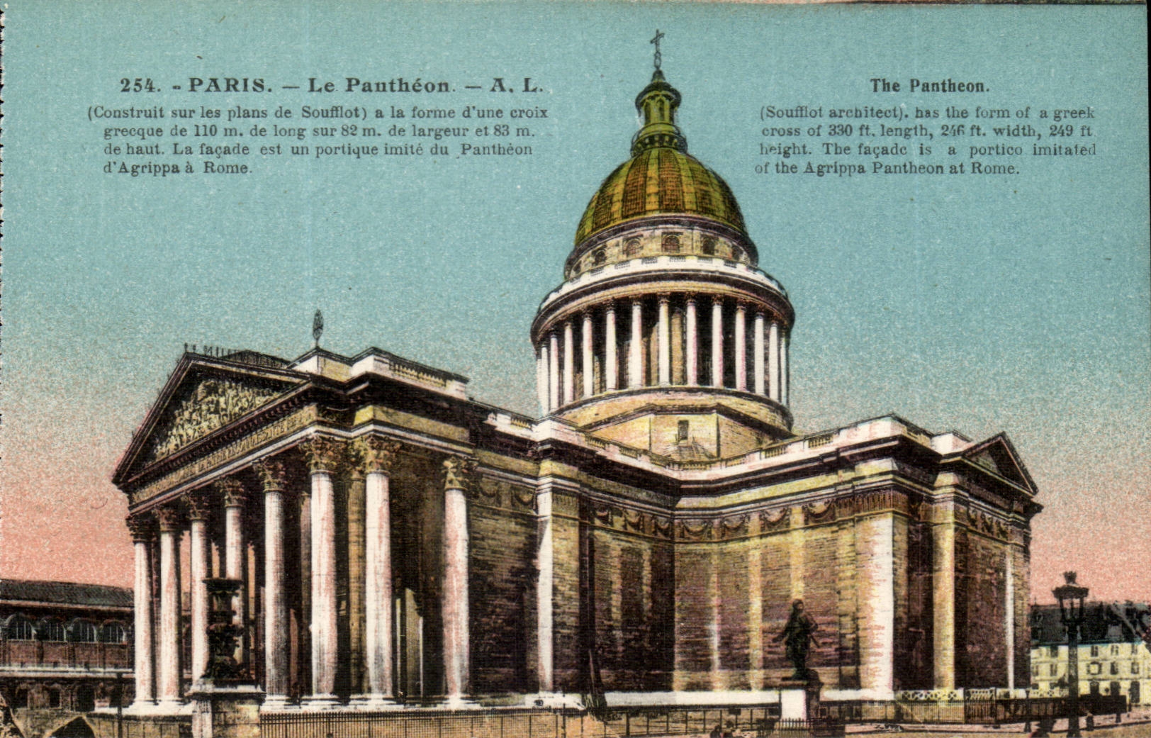 Paris CPA the Pantheon
