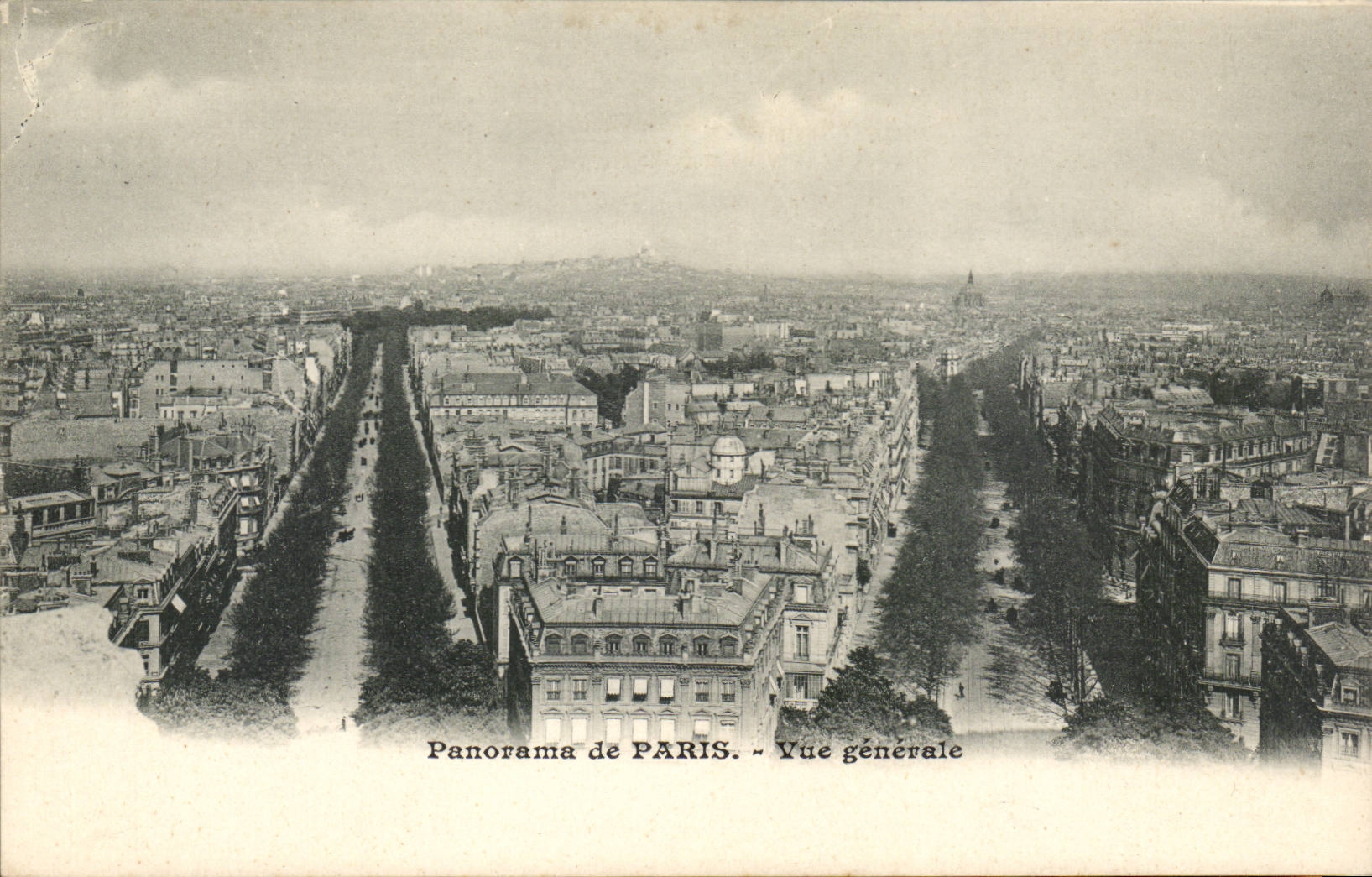 Paris CPA Panorama View