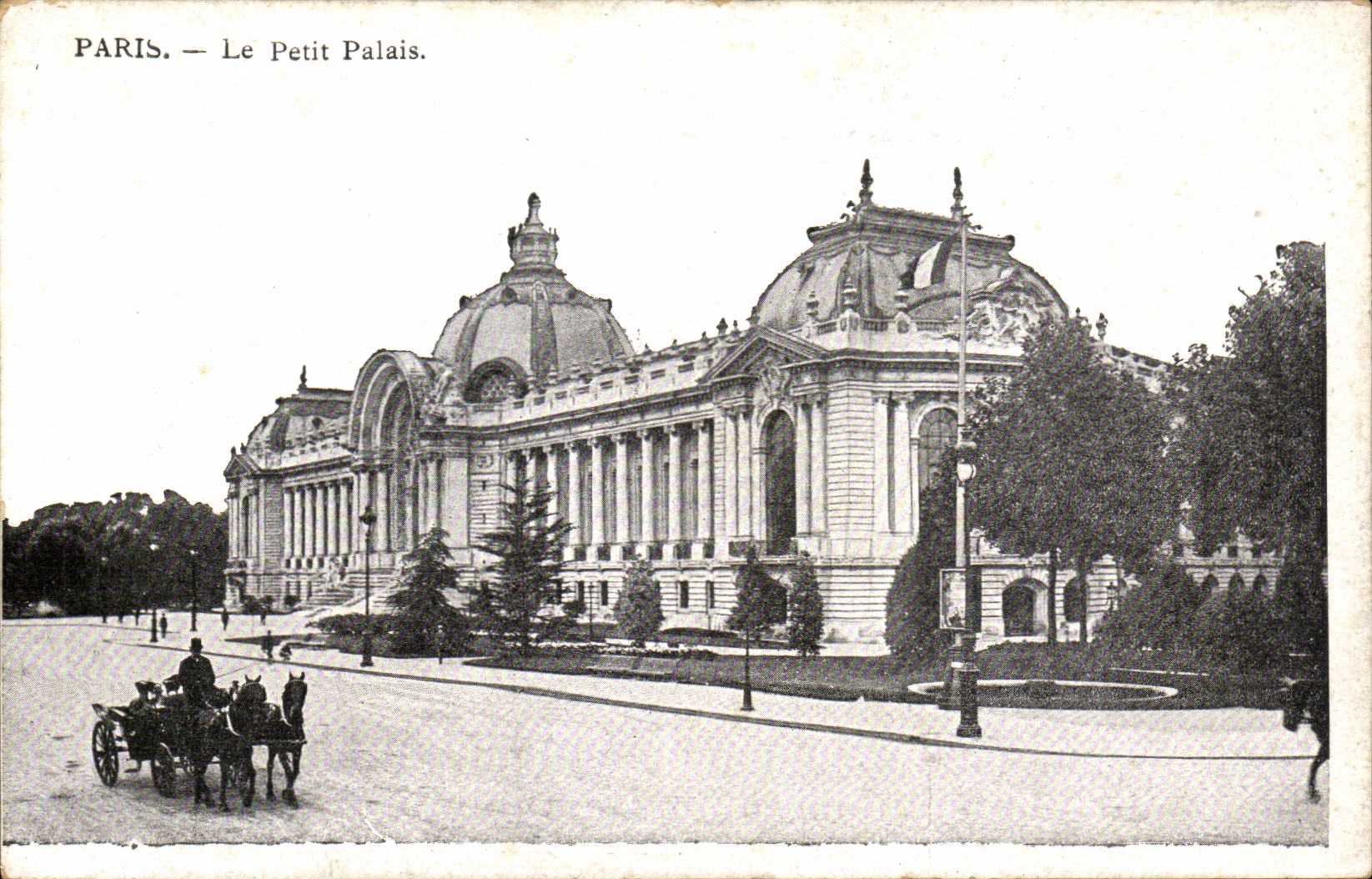 Paris CPA the small palace