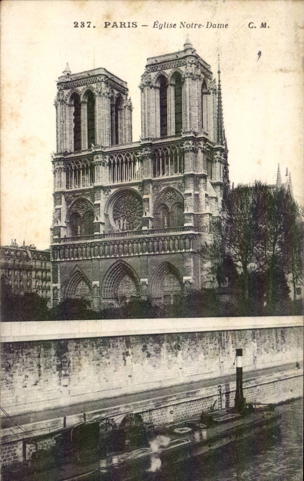 Paris CPA Eglise Notre Dame