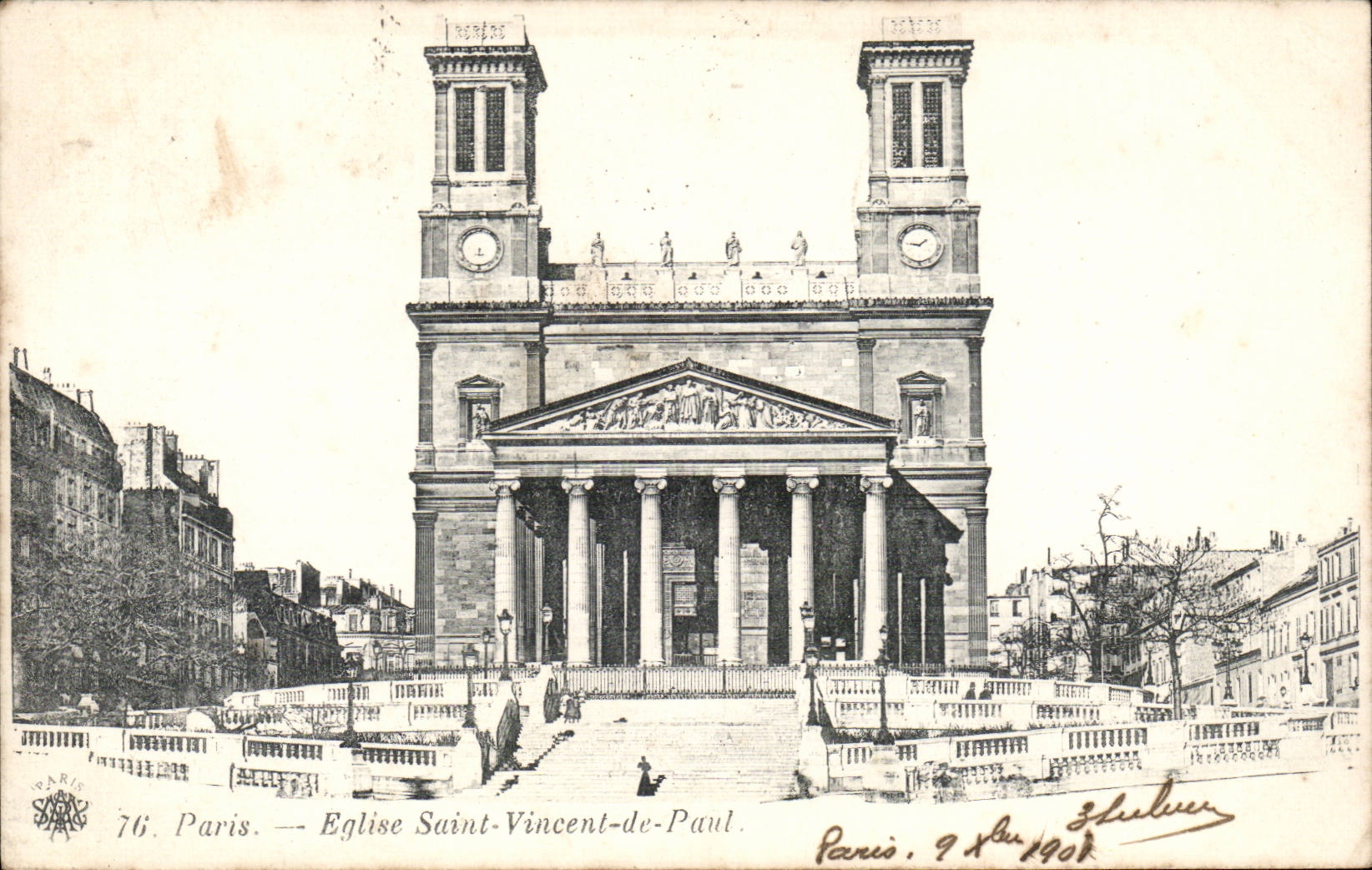 Paris CPA Eglise Saint Vincent de Paul