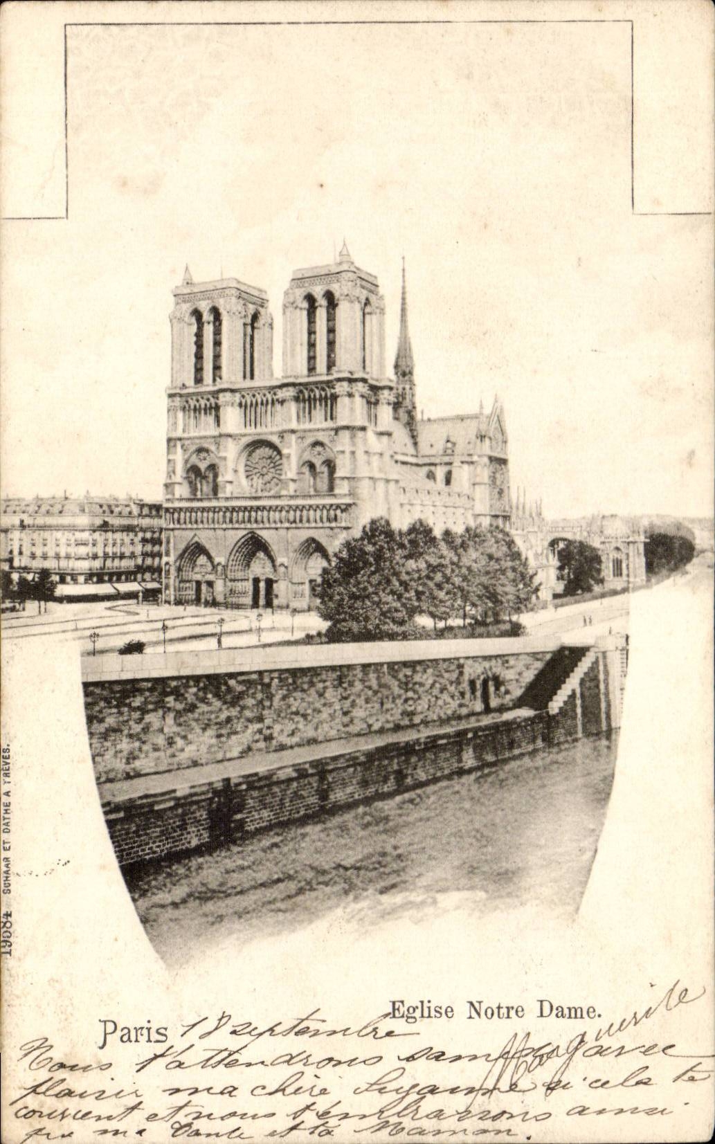 Paris CPA Eglise Notre Dame