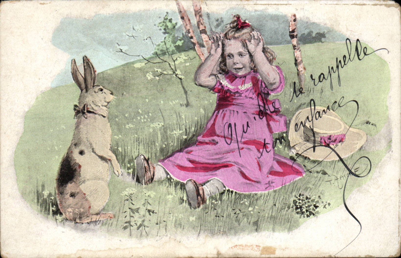 CPA Fantasy Child and rabbit (rabbit)