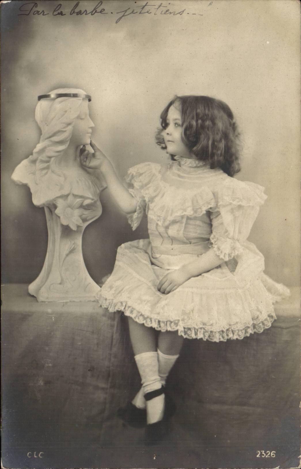 CPA Fantasy Child and Statue