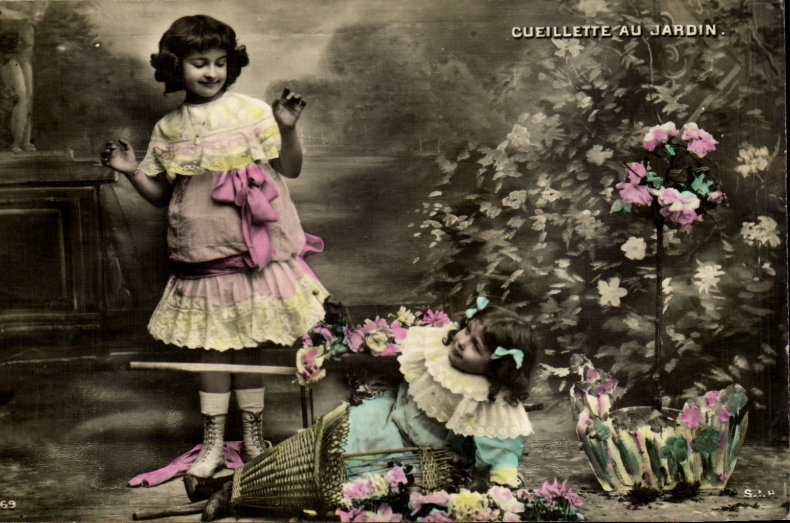 CPA Fantasy Child Gathering with the garden