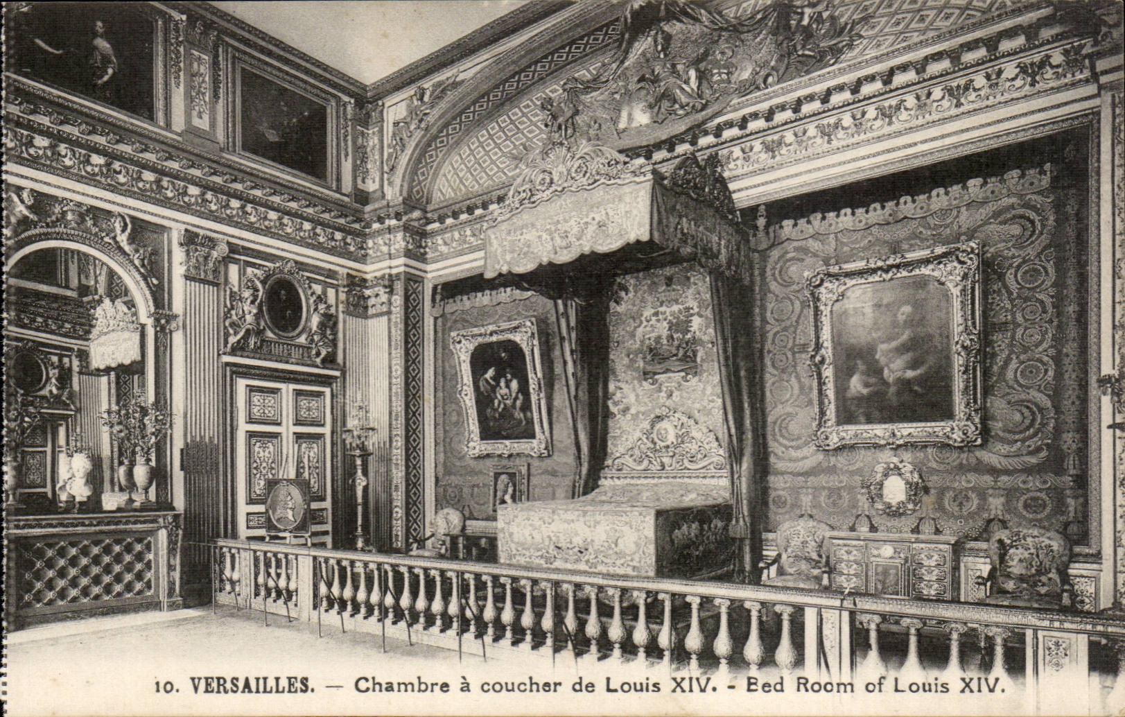 CPA Versailles Chambre has to sleep of Louis XIV