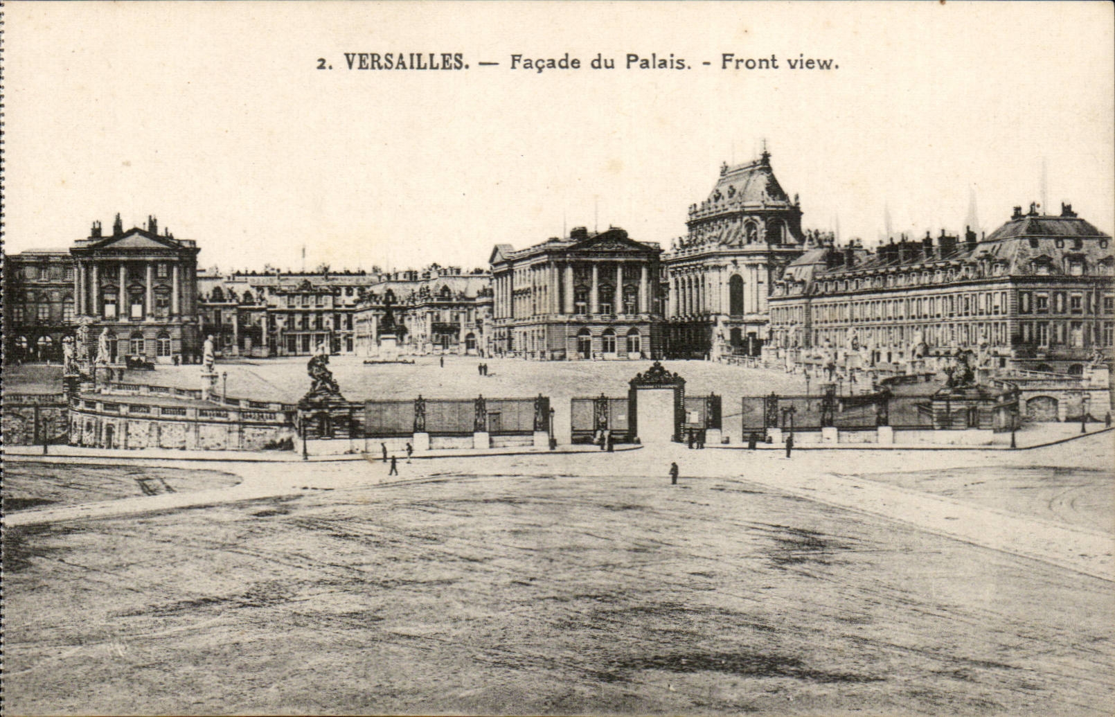CPA Versailles Frontage of the palate