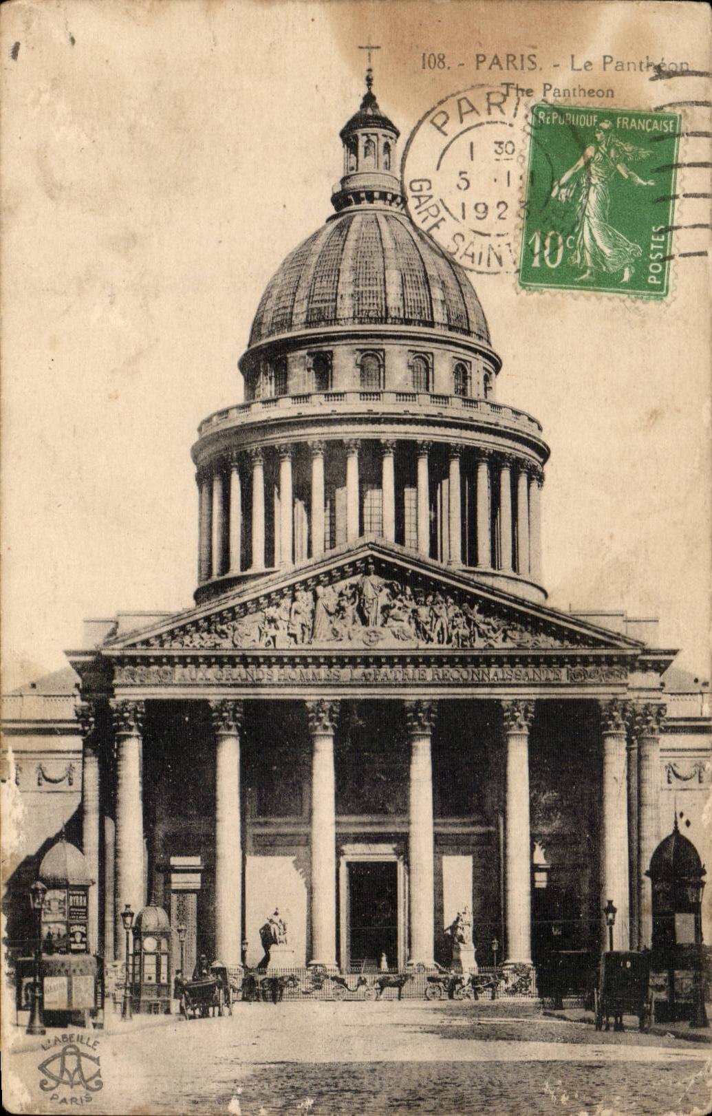 Paris CPA the Pantheon