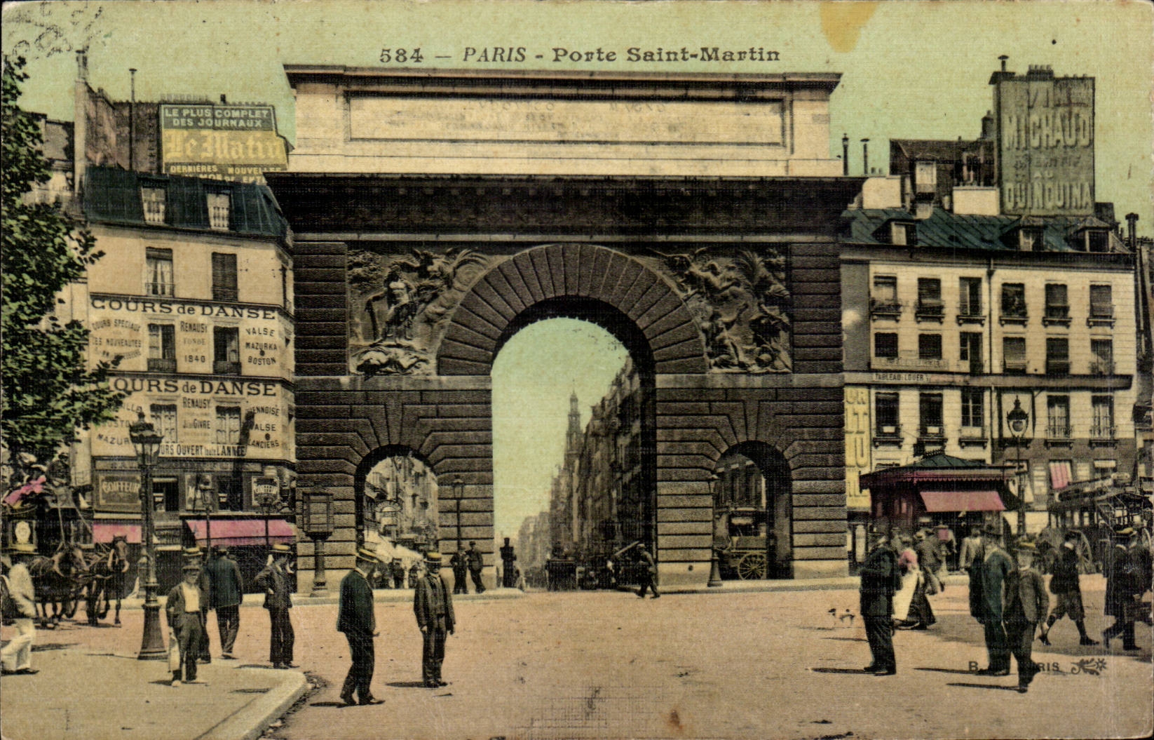 Paris CPA Gate Saint Martin