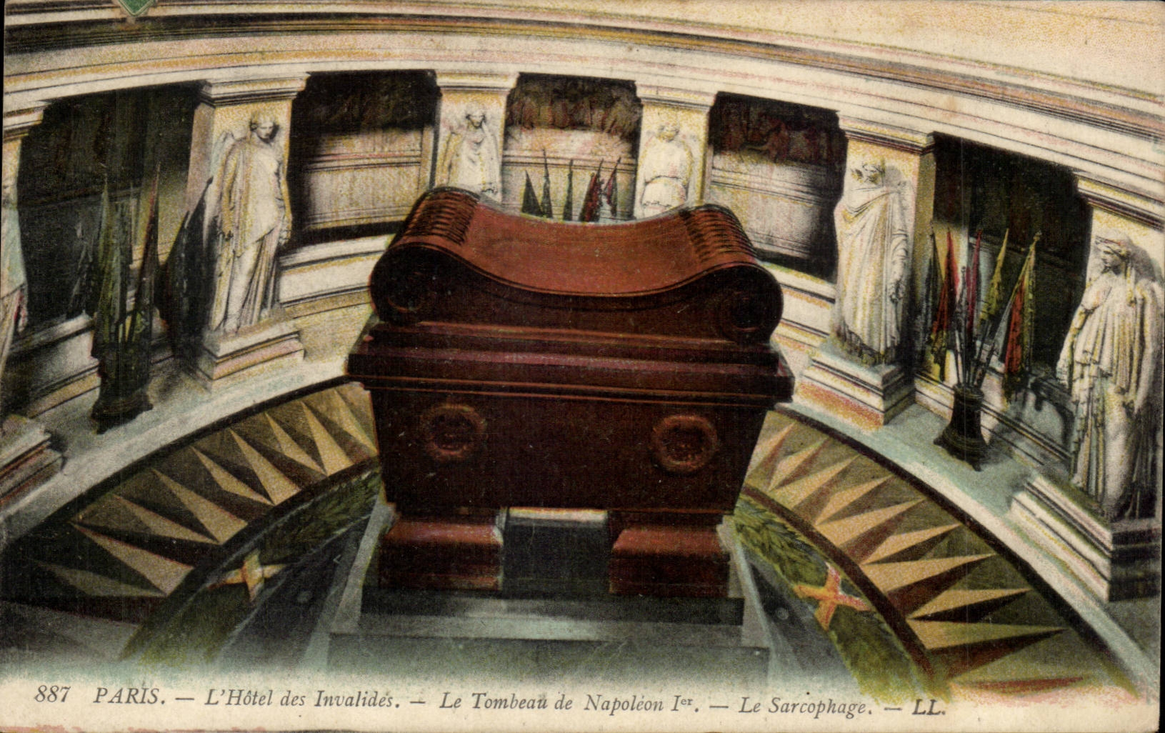 Paris CPA the hotel of Invalides the tomb of Napoleon 1st