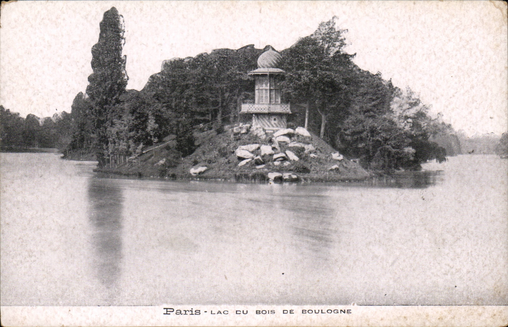 Paris CPA Lake of the wood of Boulogne