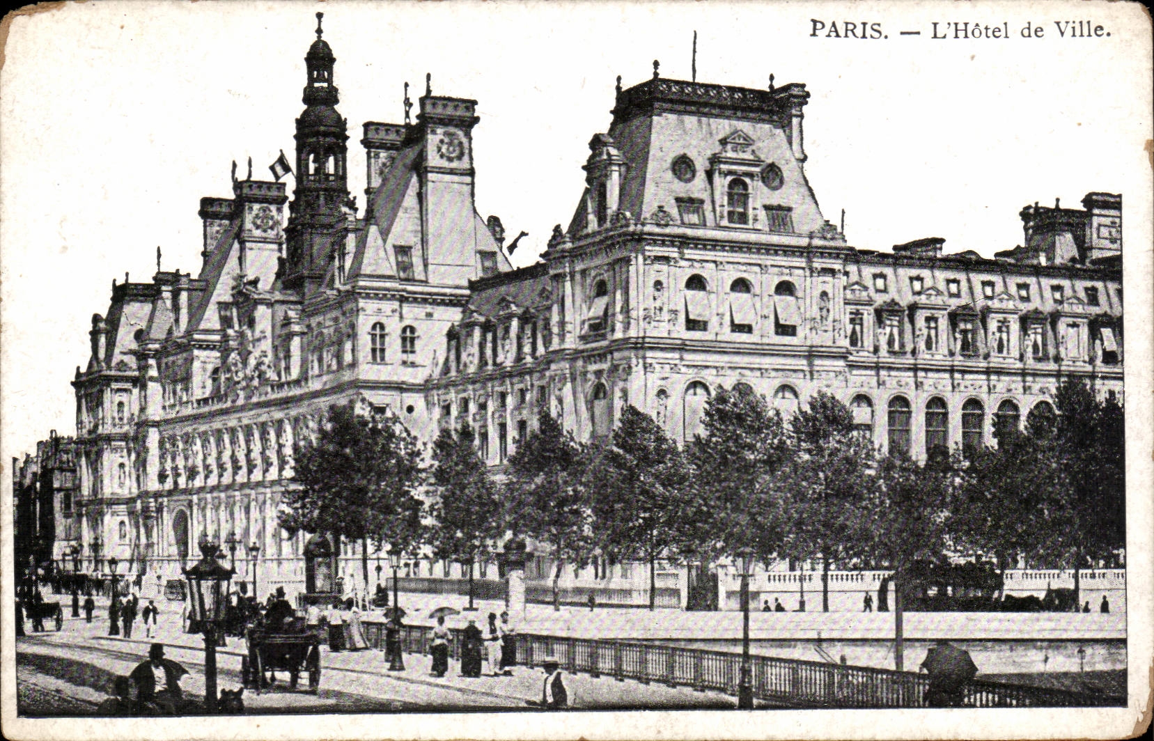 Paris CPA L'hotel de ville