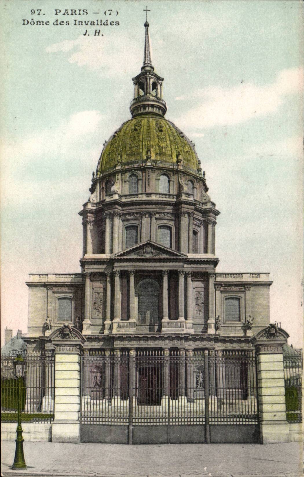 Paris CPA Dome of Invalides