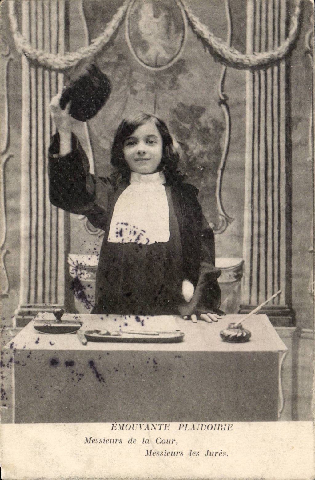 CPA Fantasy Child Moving pleading Sirs by the court Sirs swear them (lawyer law judges)