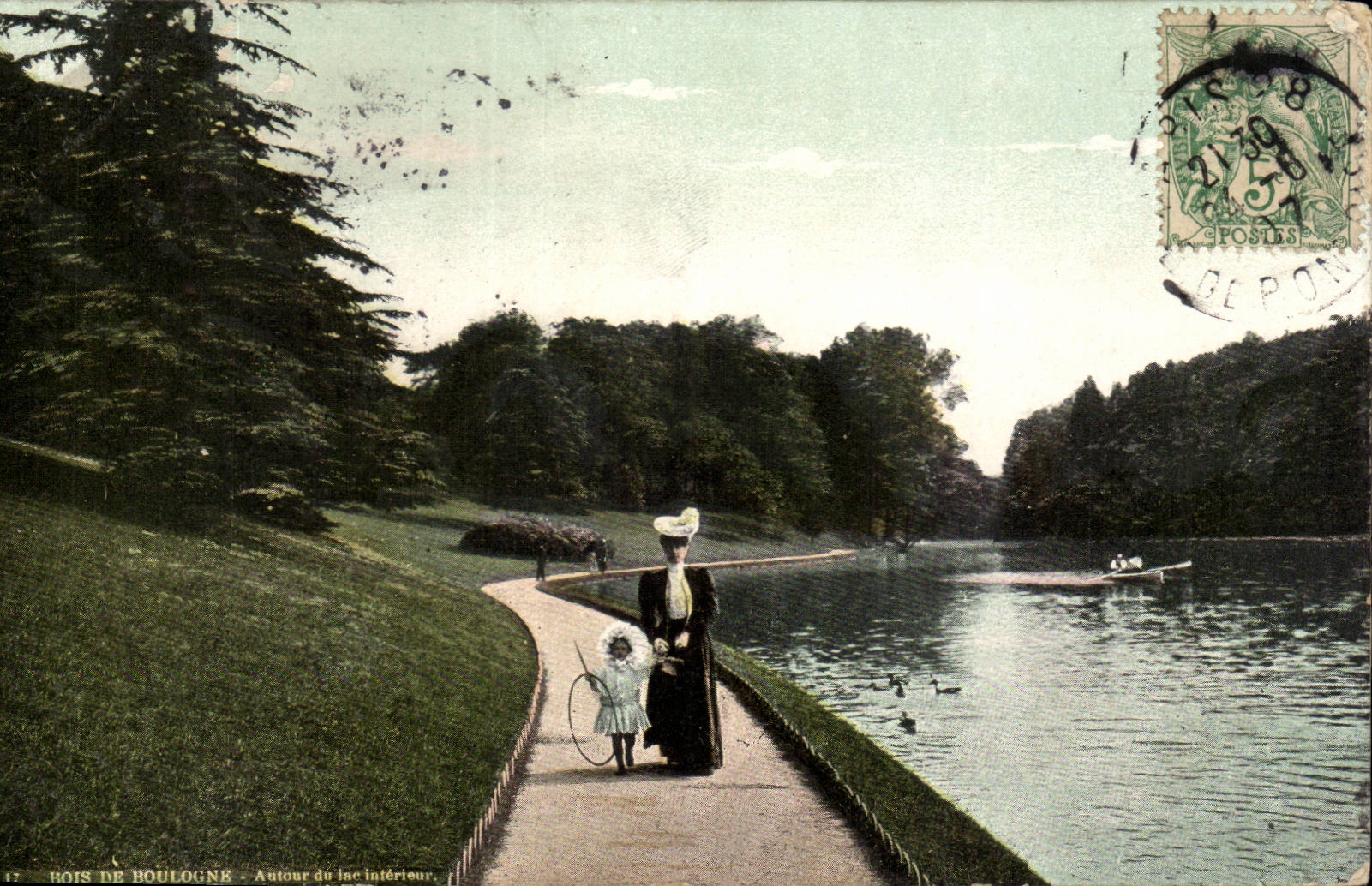 Paris - 16 - Bois du Boulogne - Autour du Lac - Enfant - Jouet - - CPA