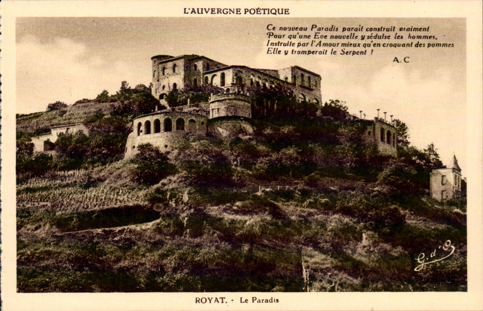 Poetic Auvergne - Royat This new Paradise - CPA