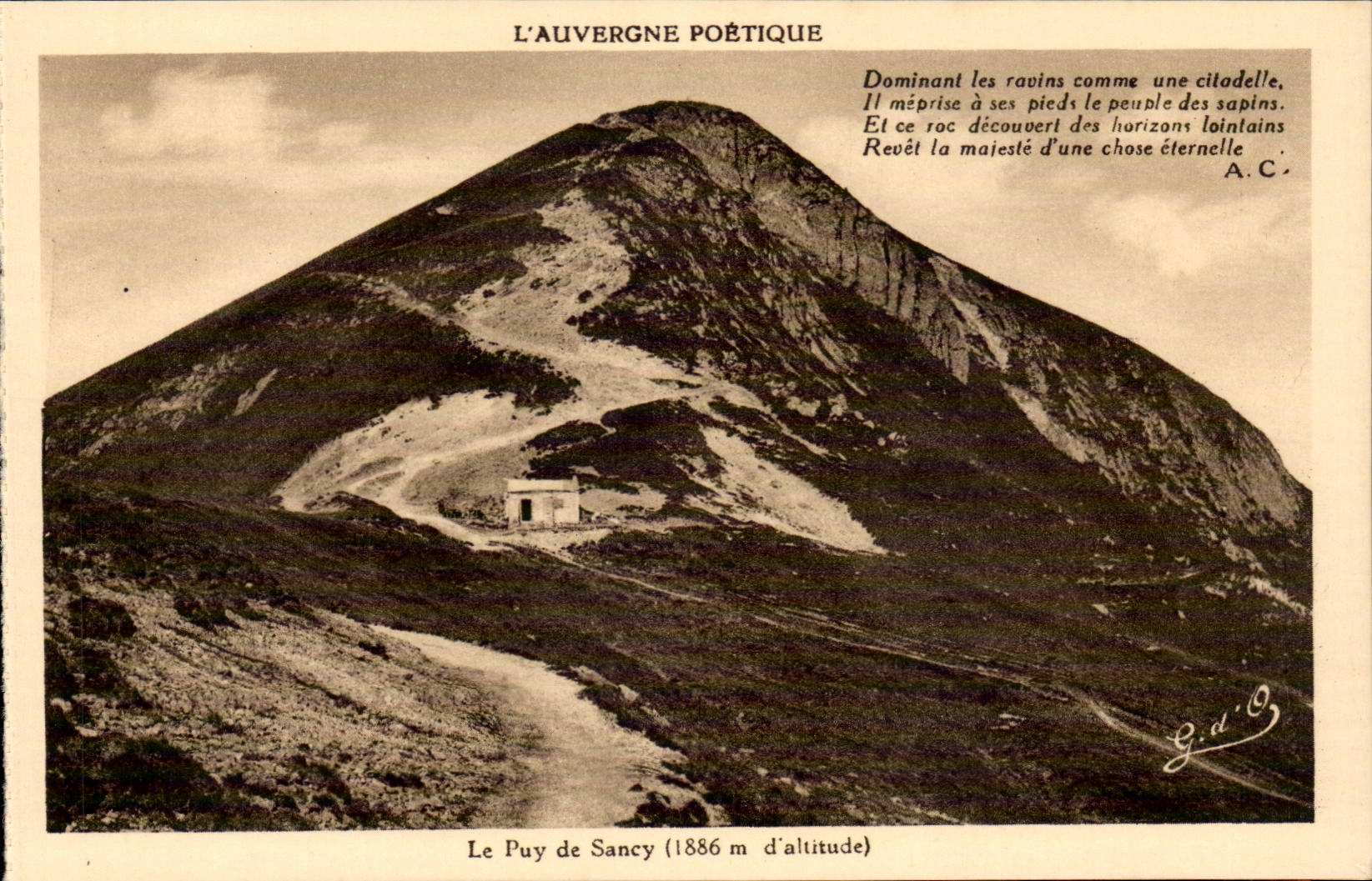 Poetic Auvergne - Puy de SAncy - CPA