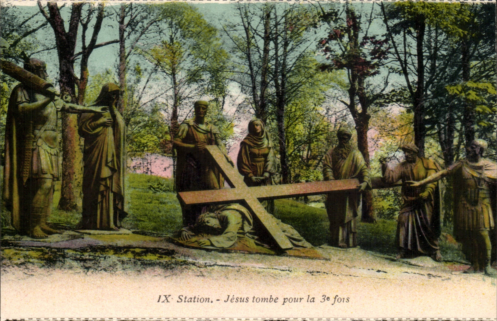 Religion - IX - Jesus falls for the 3rd time - CPA