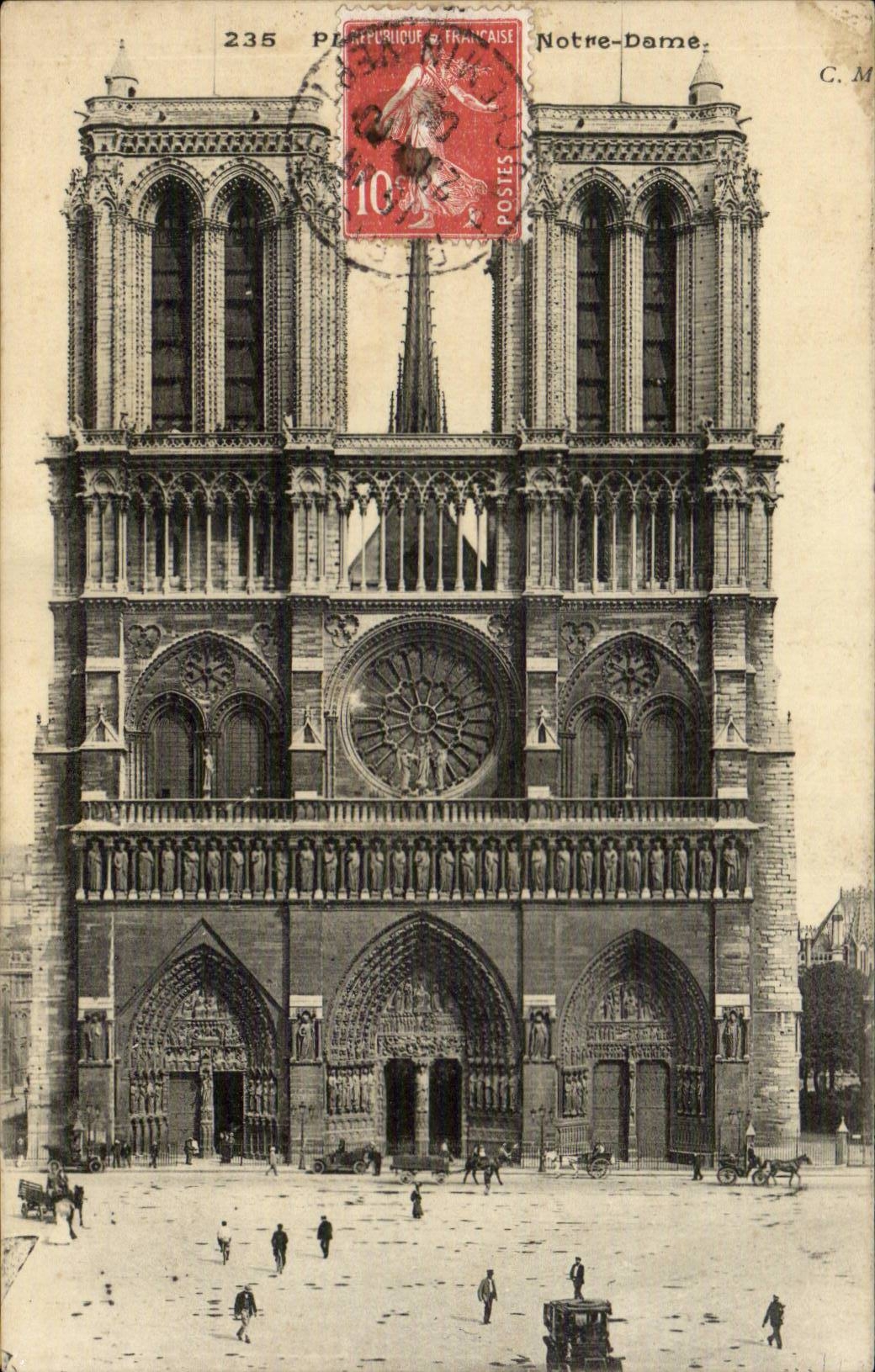 Paris - 4 - Notre Dame - CPA 