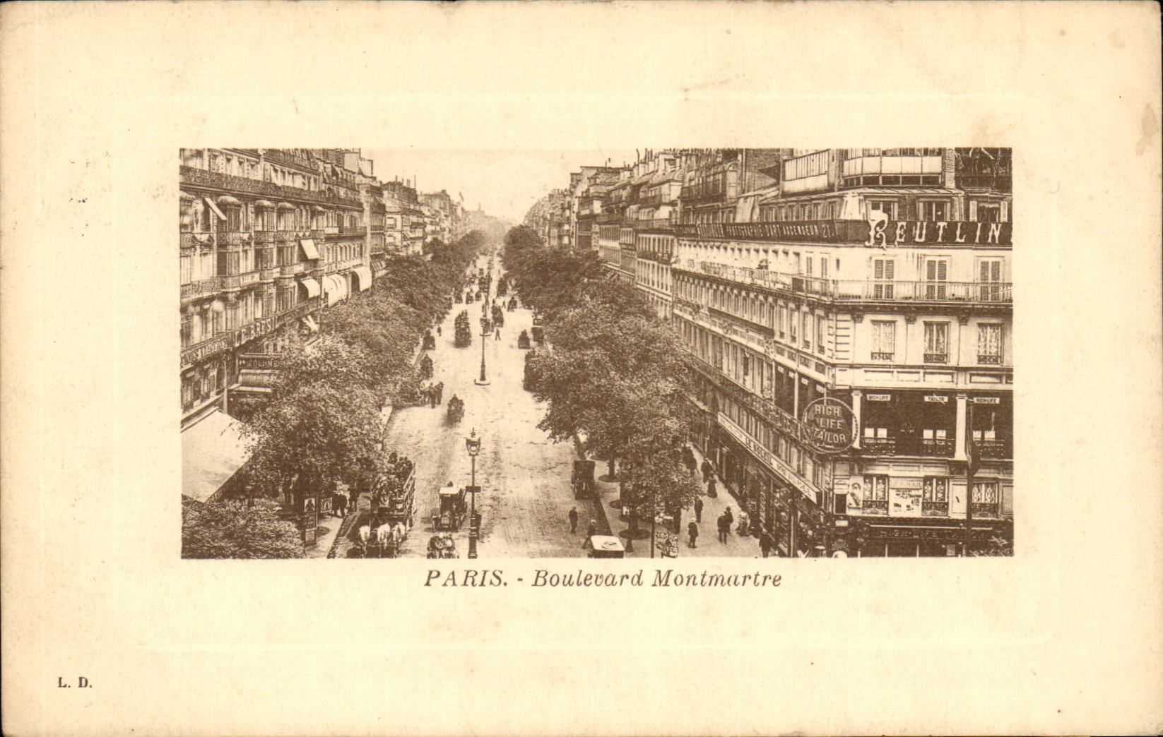 Paris - 18 - Boulevard Montmartre - CPA