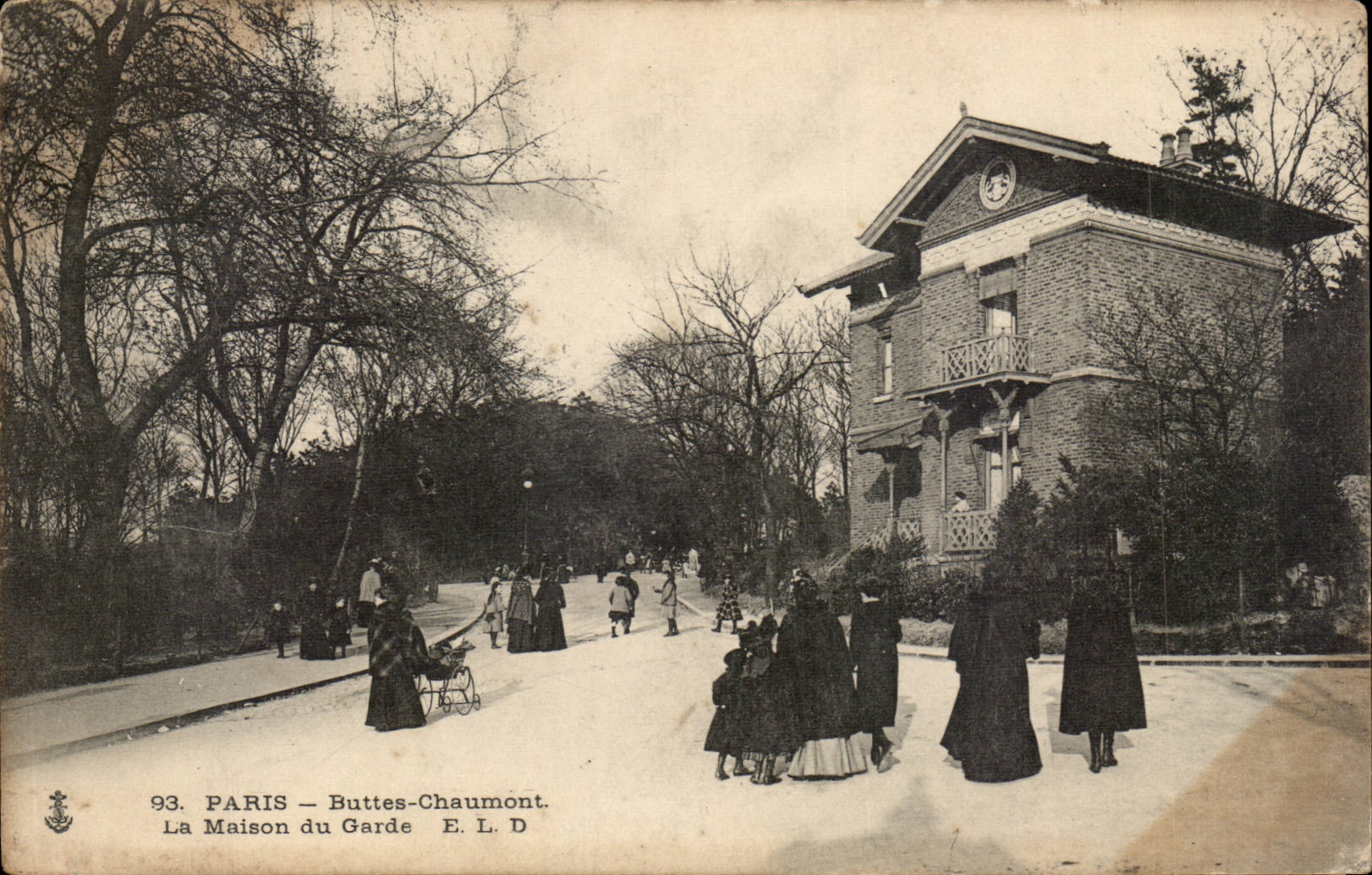 Paris - 19 - Chaumont Hillocks - the House of the Guard - CPA