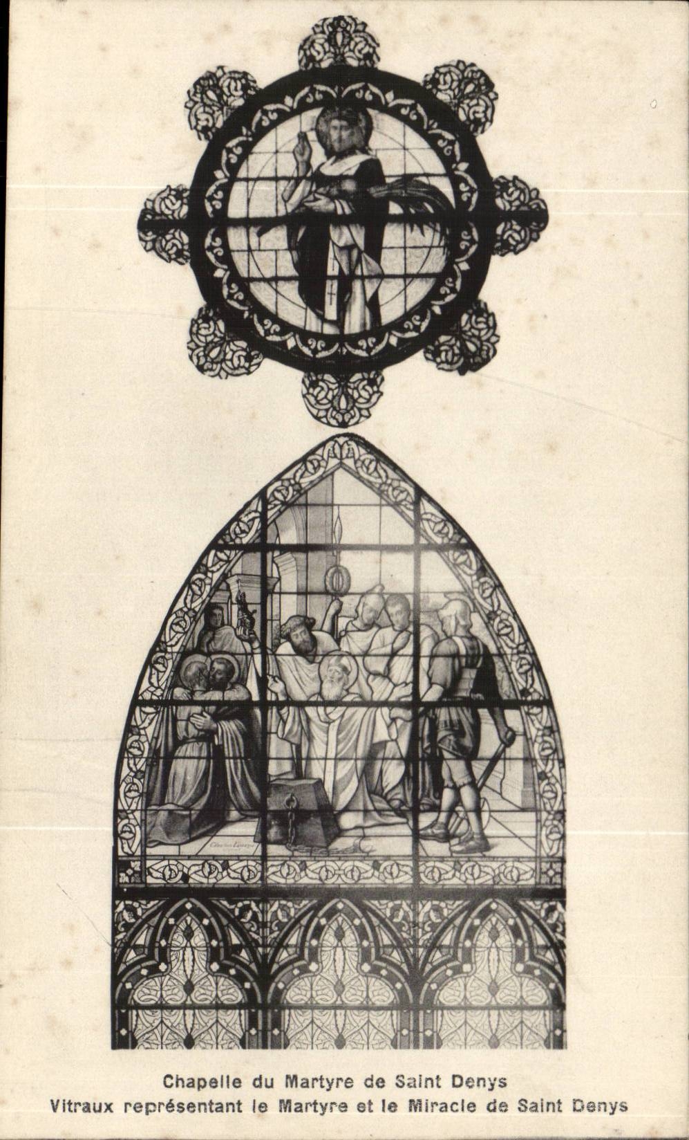 Paris - 10 - Vault of Matyre of Saint Denys- CPA