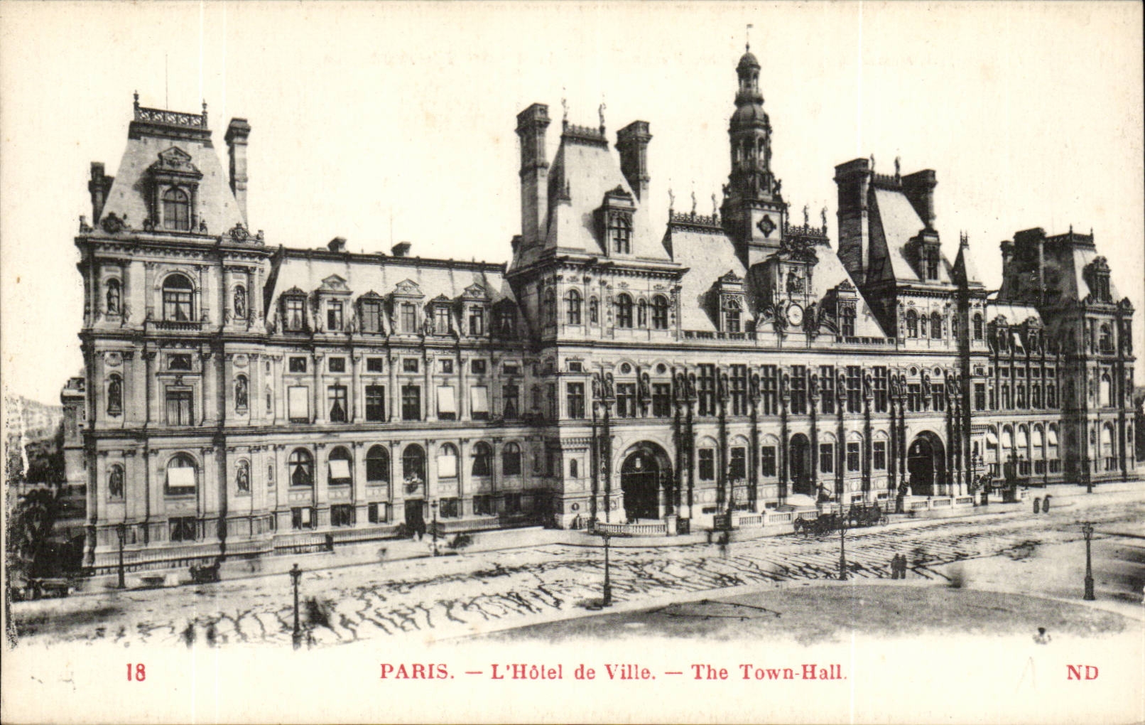 Paris - 4 - L'Hotel de Ville - CPA
