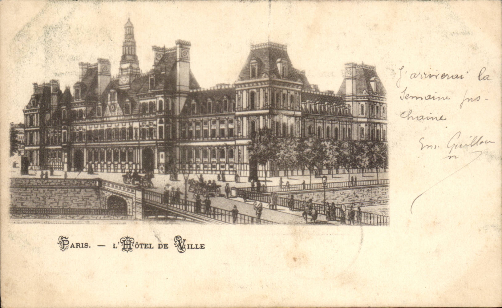 Paris - 4 - L'Hotel de Ville - CPA