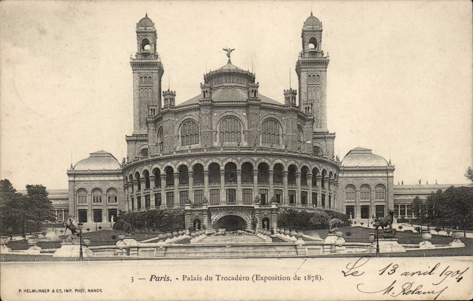 Paris - 16 - Le Palais du Trocadero CPA