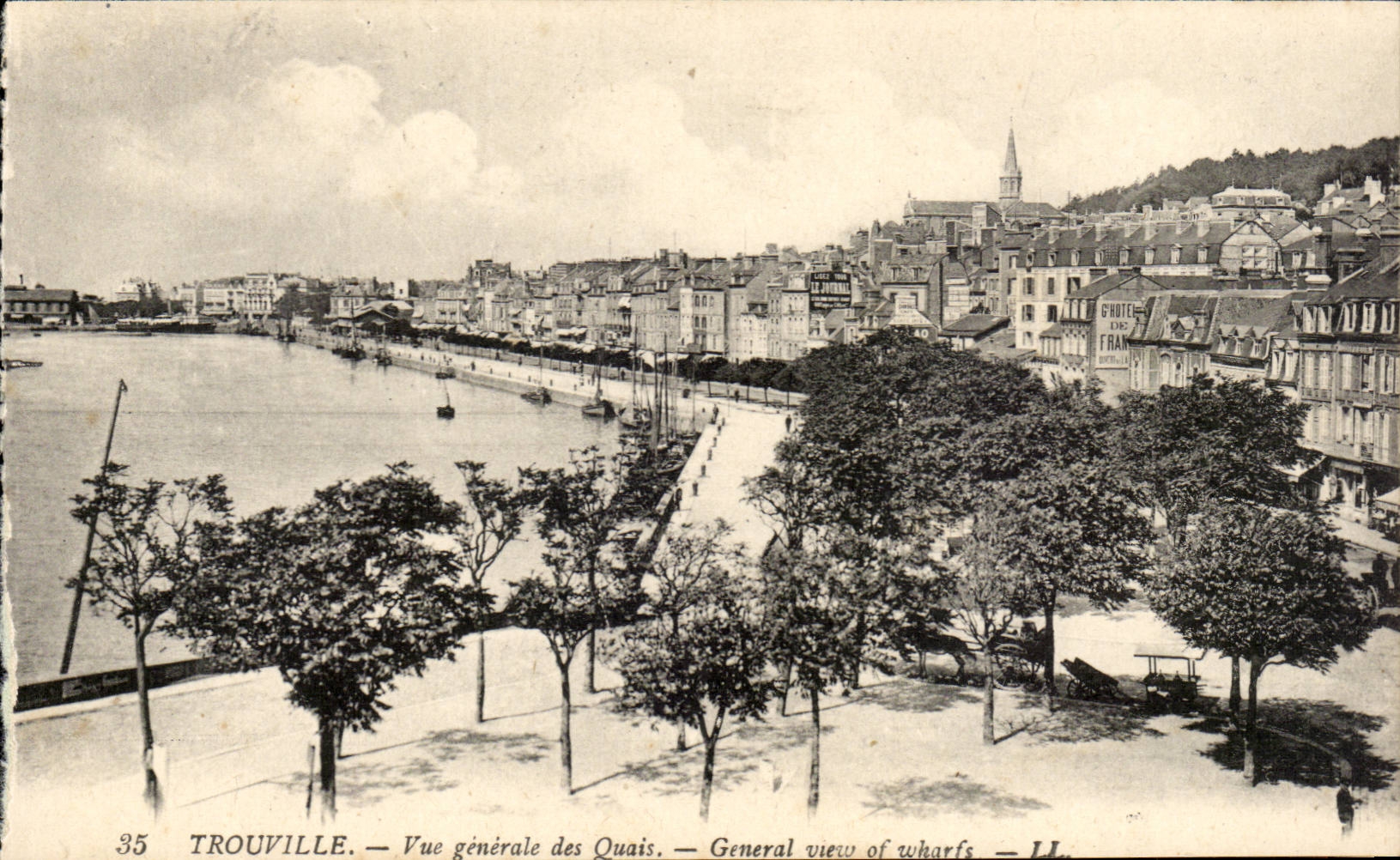 Trouville - View of the Quays - CPA