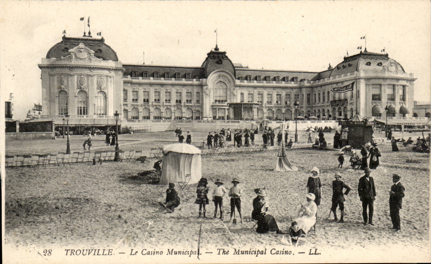 Trouville - the Municipal Casino - CPA